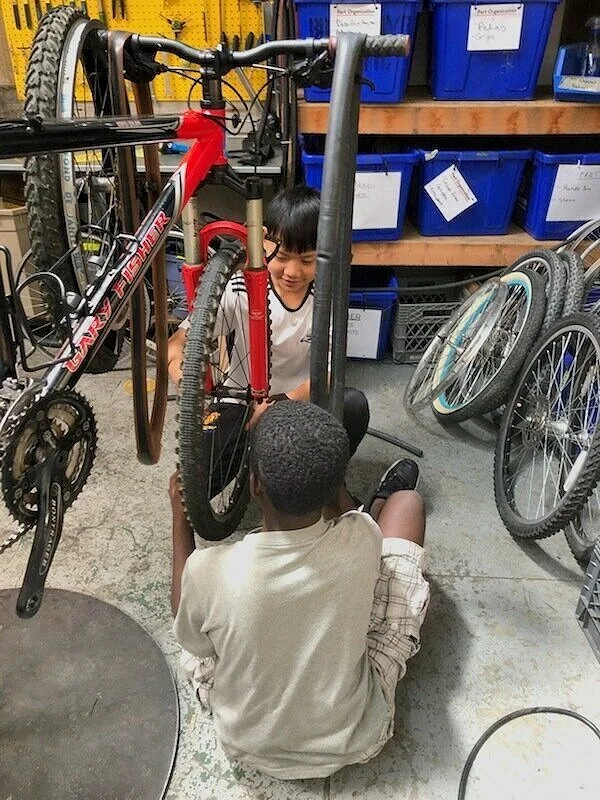 Kids top bicycle repair